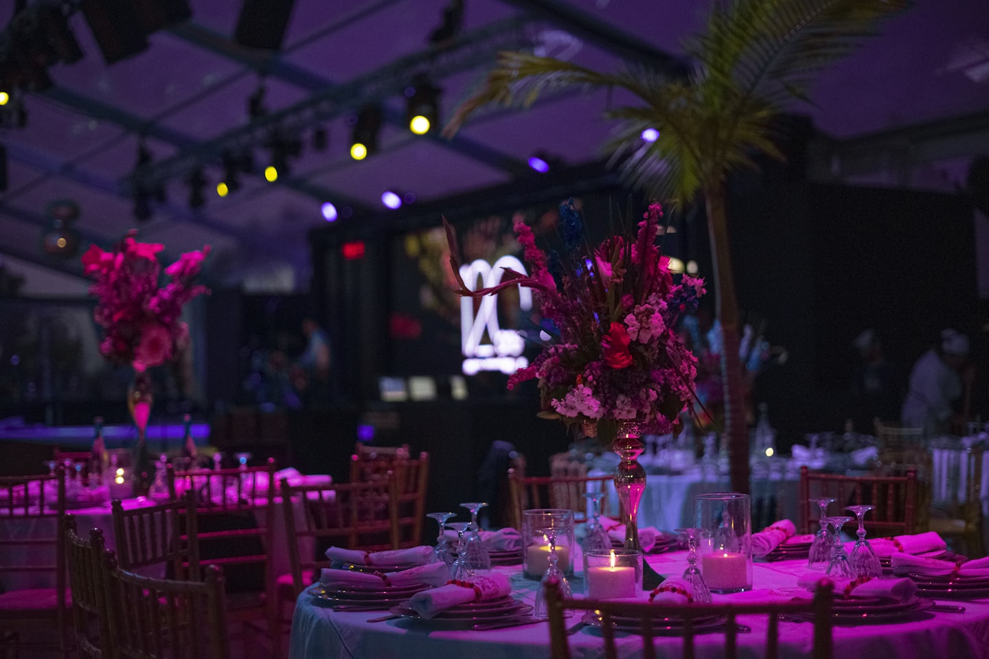 esempio di allestimento per evento